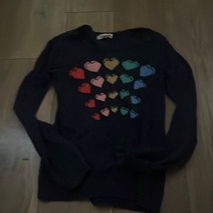 Cute heart sweater